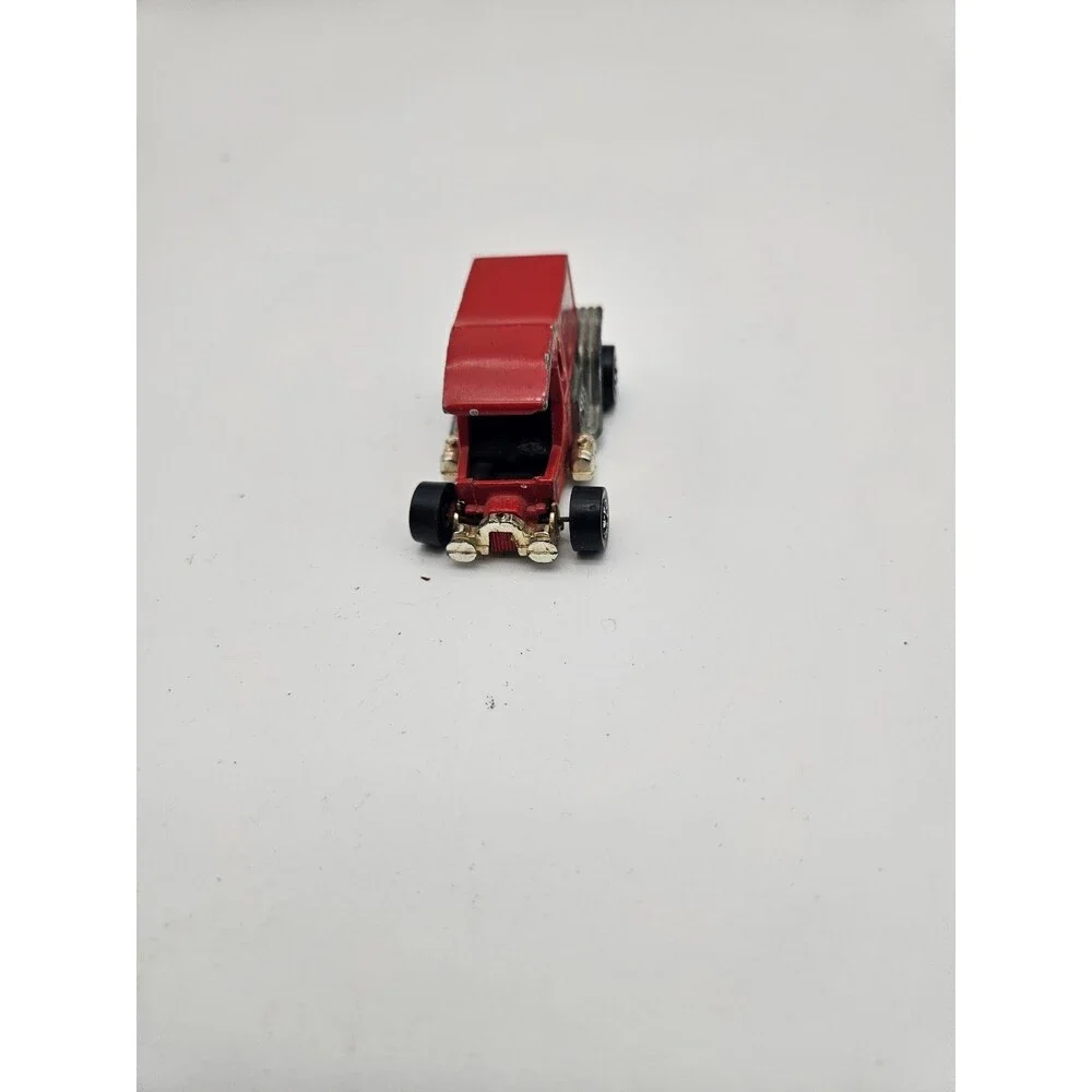 Vintage 1976 Hot Wheels T-Totaller Express Red Blackwall Hong Kong Diecast